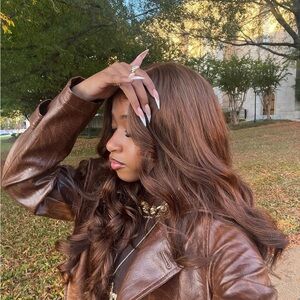 Brown/ginger 13x6 wig. Glueless